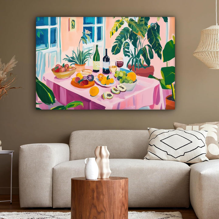 MuchoWow© Leinwandbild Gross 120x80 cm XXL Dekoration Wohnzimmer Bilder Pictures Wall Decoration Liv