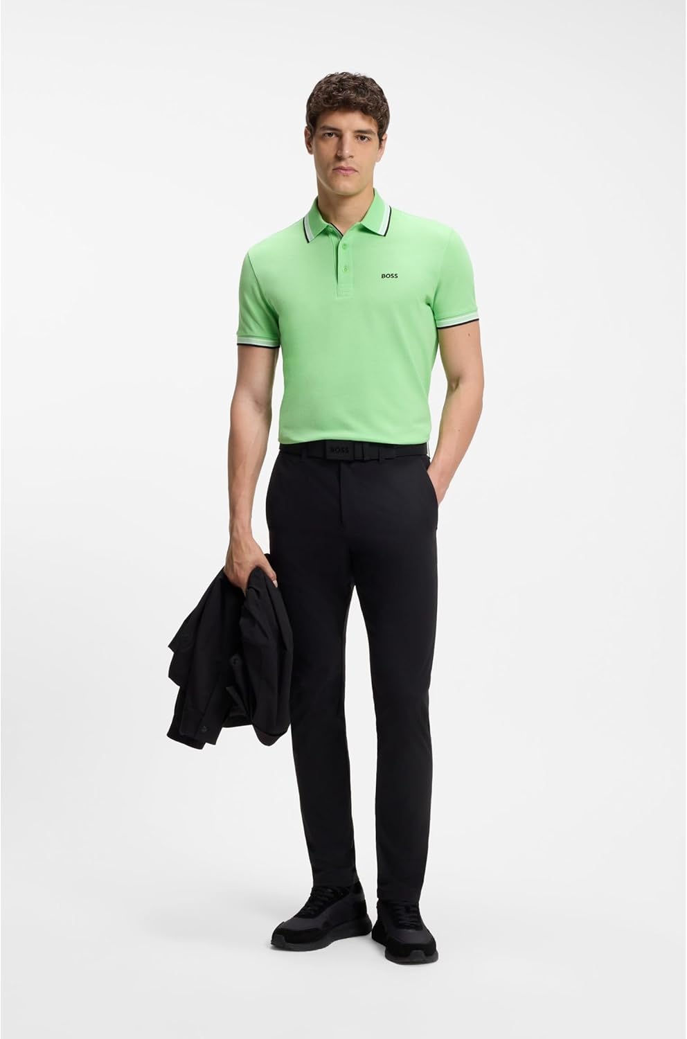 BOSS Herren Paddy Paddy Poloshirt aus Baumwoll-Piqué 3XL 319medium Green, 3XL 319medium Green