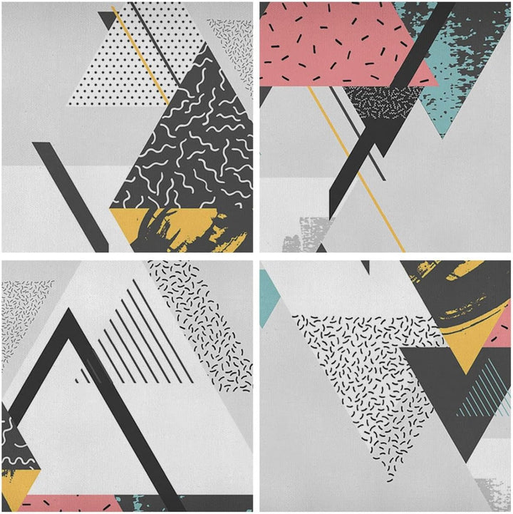 Bilder auf Leinwand Abstraktion modern Leinwandbild mit Rahmen 70x50cm Wandbilder Dekoration Wohnzim