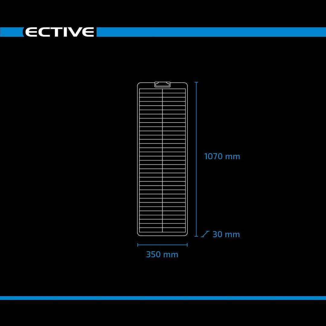 ECTIVE Monokristallin SSP Solarpanel - flexibel, 60W, flexible Solarzellen - Monokristallines Photov
