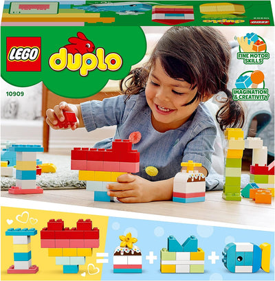 LEGO DUPLO Classic Mein erster Bauspass, Bausteine-Box, Konstruktionspielzeug, Lernspielzeug zur Ent
