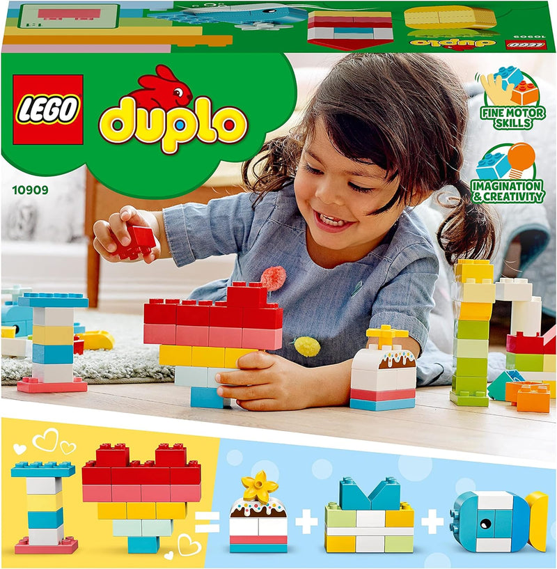 LEGO DUPLO Classic Mein erster Bauspass, Bausteine-Box, Konstruktionspielzeug, Lernspielzeug zur Ent