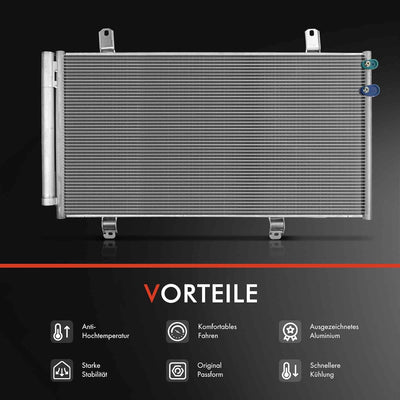 Frankberg Kondensator Klimaanlage Kompatibel mit Aurion ACV4 GSV4 2006-2011 Camry Stufenheck V4 XV4