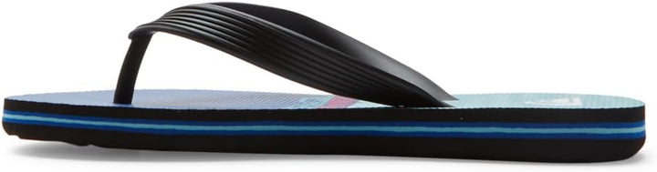 Quiksilver Herren Molokai Abyss NaturalFlip-Flop 33 EU Black Blue Blue, 33 EU Black Blue Blue