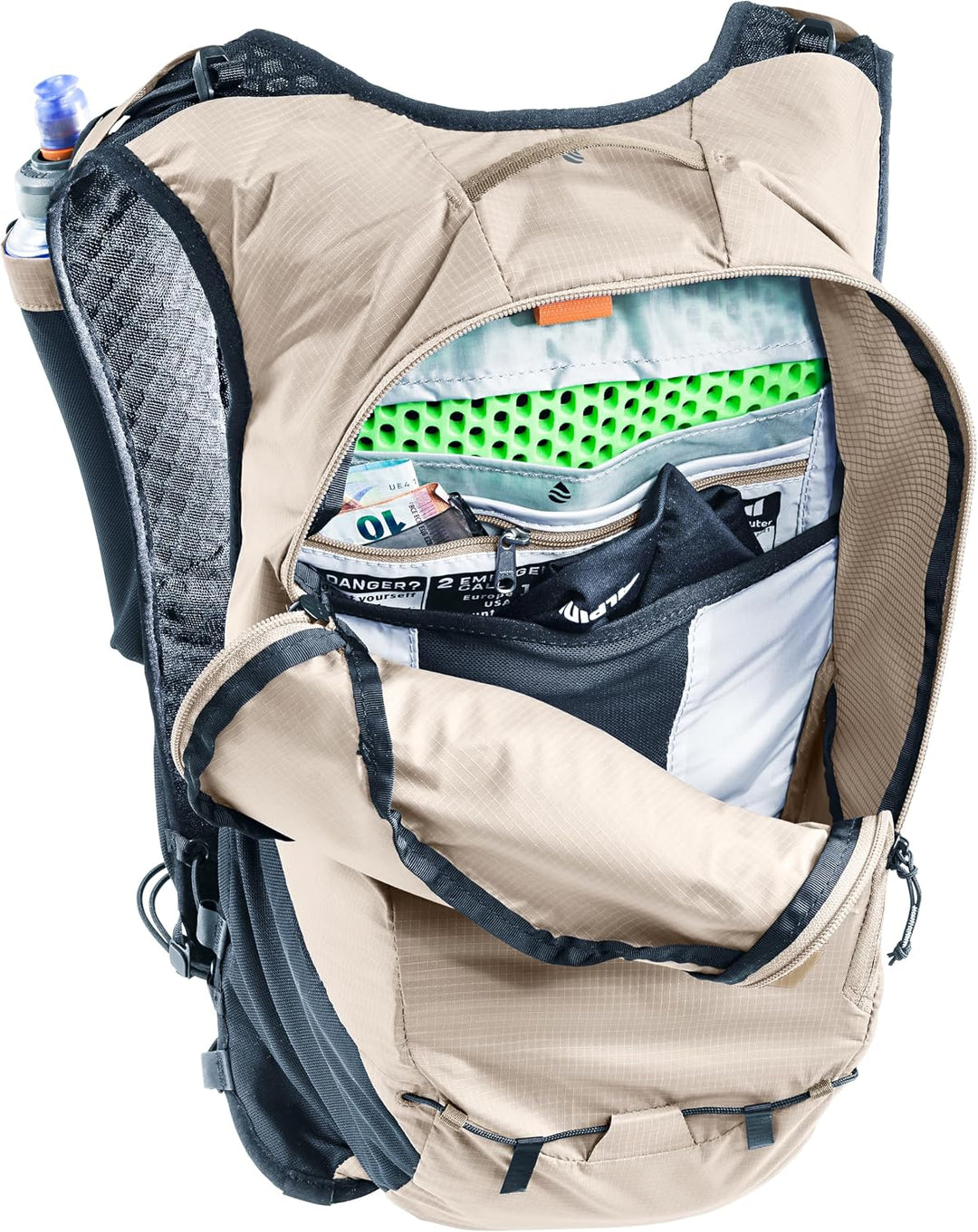 deuter Ascender Trailrunning Rucksack Alu 7 L (44 x 23 x 12 cm), Alu 7 L (44 x 23 x 12 cm)