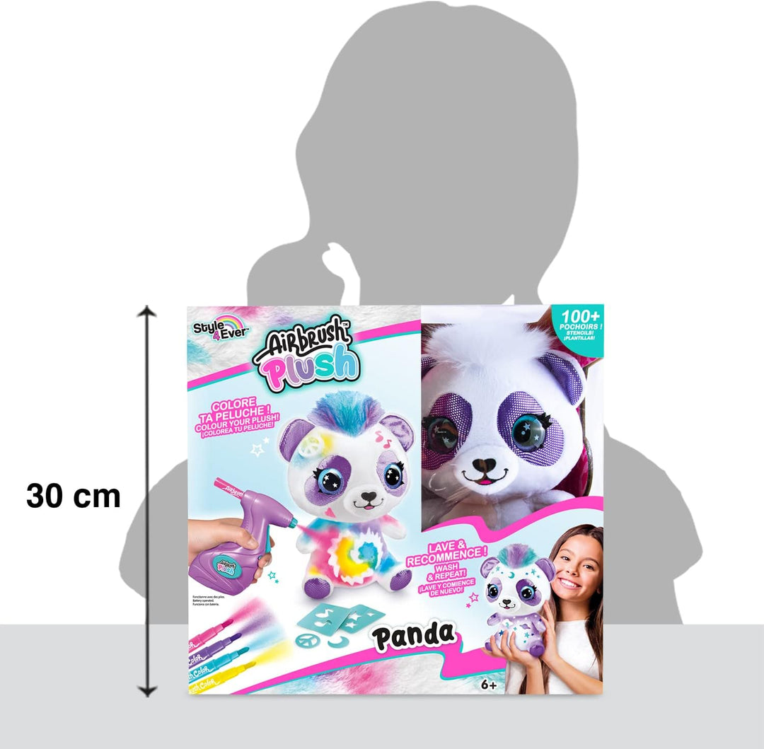 Canal Toys Airbrush Plush, färben Sie Ihren Panda, OFG257, bunt