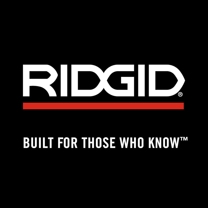 Ridgid 41608 Modell PTEC 3000 Abflussrohr aus Kunststoff, 3,8 cm und 3,8 cm Rohrschneider, rot