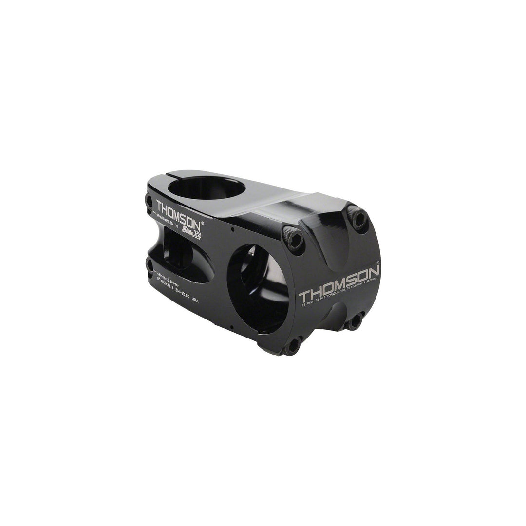 Thomson X4 Fahrradvorbau, Silber Schwarz 6 x 4 x 4 cm, Schwarz 6 x 4 x 4 cm