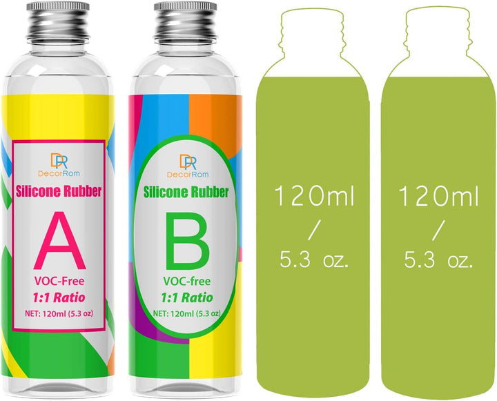 Silikon Kautschuk - 10.6oz/240ml Flüssig Silikon zur Form Herstellung, DIY Harzformen - Einfaches 1: