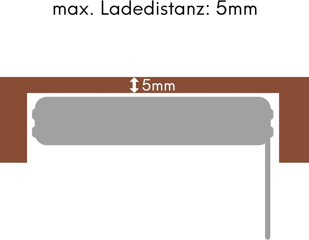 Qi Einbau Ladegerät Fast Charge Wireless Induktion Charger drahtlos Ladestation für Smartphones und