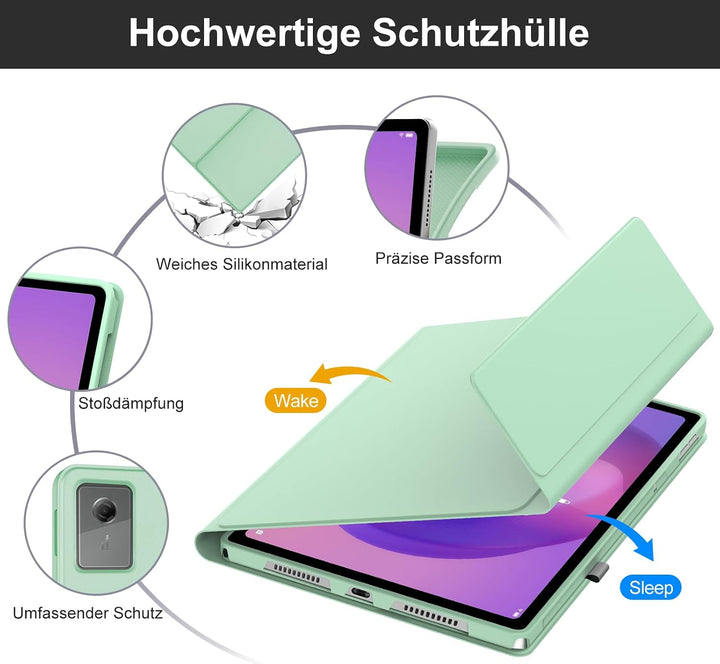 Hülle Tastatur für Lenovo Idea Tab 11 Zoll 2025/Lenovo Tab M11 11 Zoll 2024 | Mit Magnetisch Abnehmb