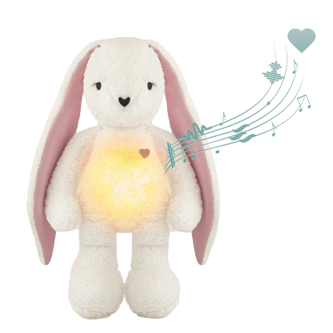 myHummy Schlummerhäschen 5in1 mit Licht écru-rouge Bunny ecru-pink, Bunny ecru-pink
