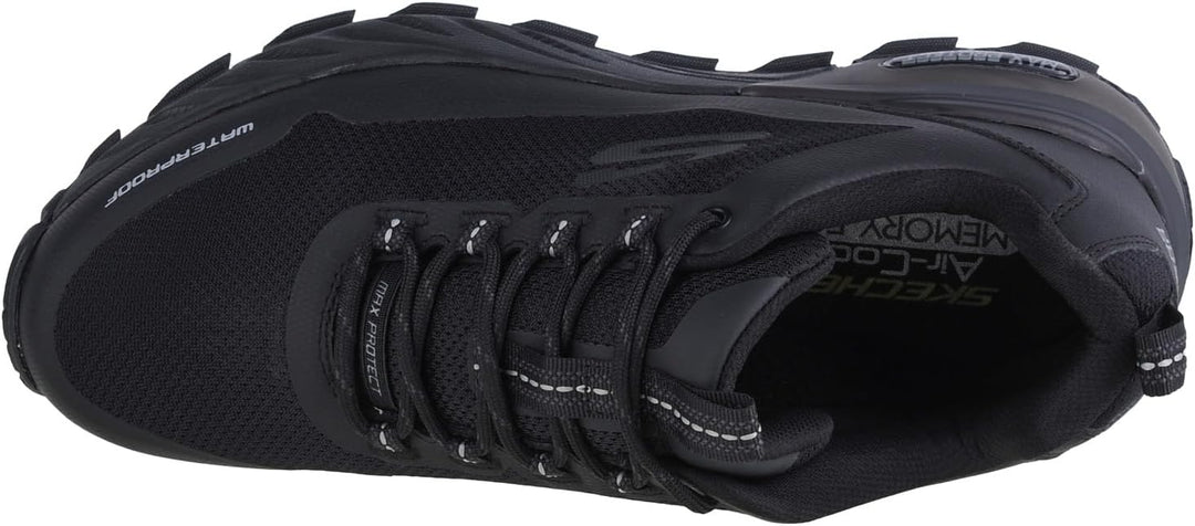 Skechers Unisex Max Protect Fast Track Sneakers 39 EU Black Synthetic Mesh Trim, 39 EU Black Synthet