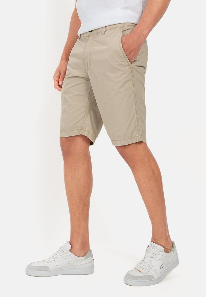 camel active Chino Shorts Aus Reiner Baumwolle - Hose 44 Beige, 44 Beige