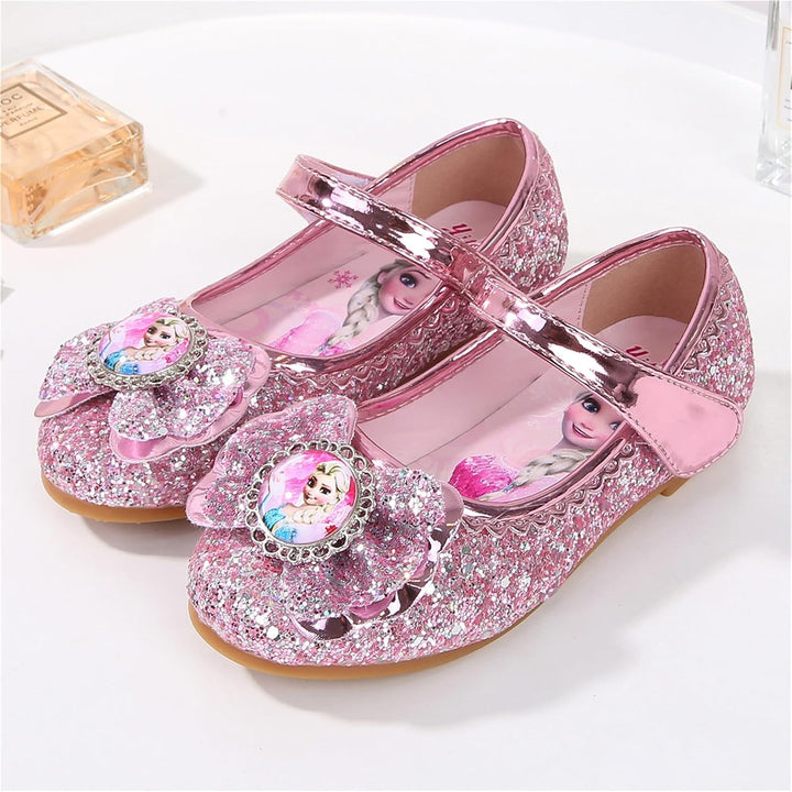 FStory&Winyee Mädchen Prinzessin Schuhe Kinder ELSA Sandalen Partei Glitzer Kristall Schuhe Mädchen