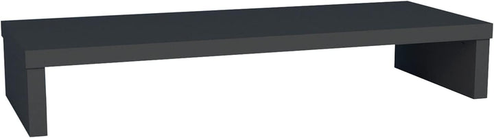 Henor Riser Halterung für TV aus Holz 90 x 35 x 15 cm Graphit. Unterstützt 60 kg. 90x35x15 Graphit M