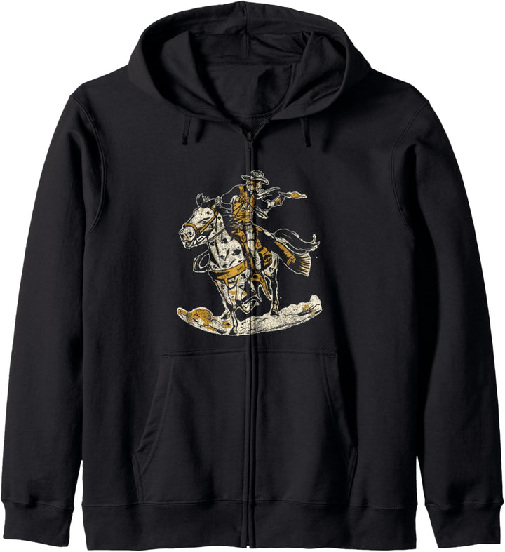Cowboy Vintage Cowgirl Bang Westerner Horse Shoot Kapuzenjacke