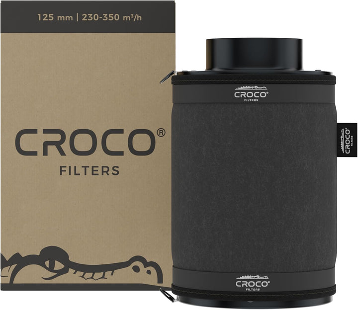 Croco - Aktivkohlefilter Grow - Kohlefilter für Growzelt - Growbox, Growzelt, Hydrokultur, Zuchtzelt