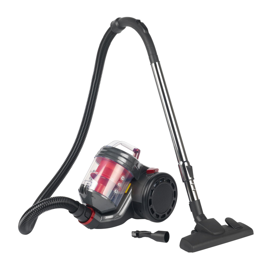 Beldray BEL0700TBVDE kompakter Zylinder-Staubsauger – PET Plus+ beutelloser Vac, leichter Teppichrei