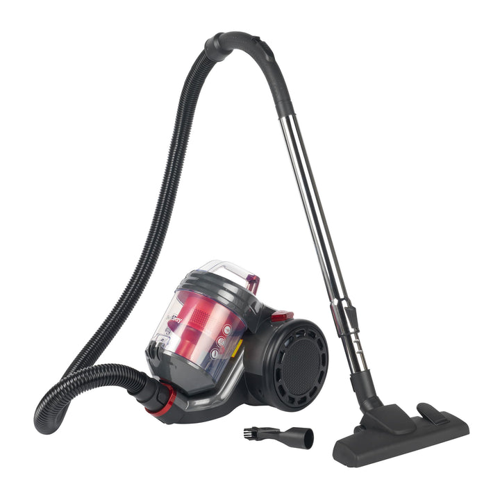 Beldray BEL0700TBVDE kompakter Zylinder-Staubsauger – PET Plus+ beutelloser Vac, leichter Teppichrei