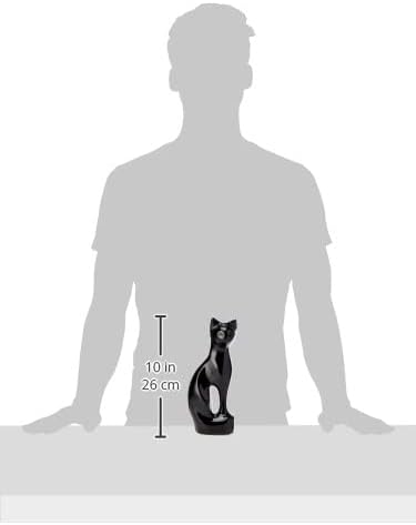 Urns UK Gedenkurne, Katze, schwarz, 24,1 cm