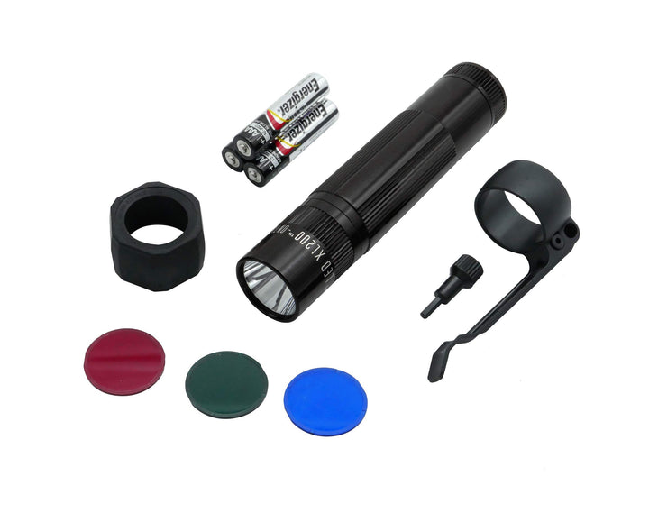 MAGLITE XL200 LED 3 AAA Schwarz Tactical Combo Pack, Schwarz Tactical Combo Pack