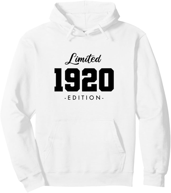 104 Jahre Jahrgang 1920 Limited Edition 104. Geburtstag Pullover Hoodie