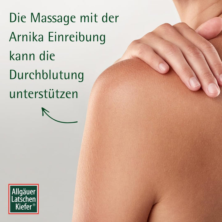 Allgäuer Latschenkiefer Arnika Einreibung - 500 ml - Allgäuer Latschenkiefernöl und Arnikaextrakt -
