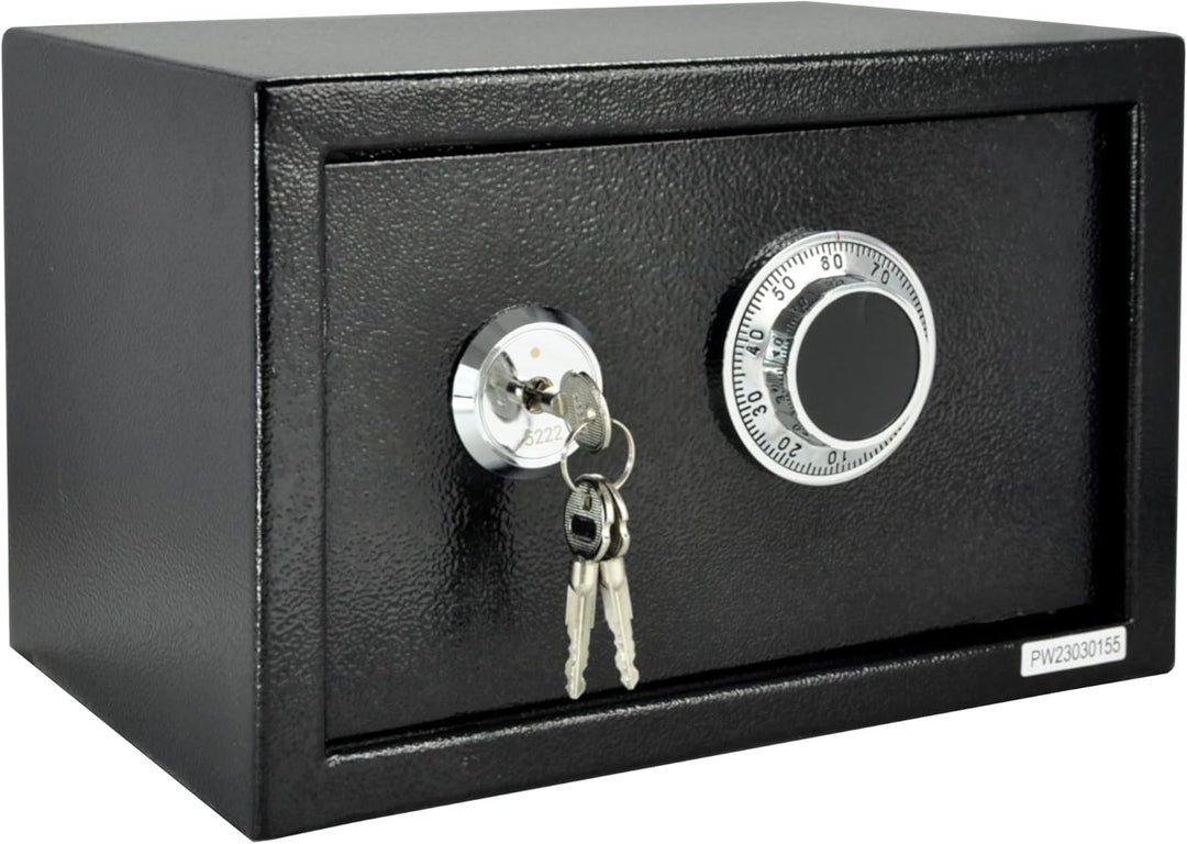 Tresor Möbeltresor Safe Mechanisches Kombinationsschloss + Doppelbartschloss Schranksafe Geldschrank