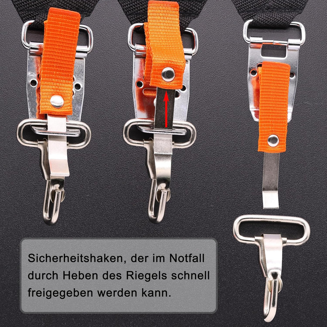 Neegool doppelte Schultergurte, sichere und Bequeme verstellbare professionelle Gurte für Rasenmäher