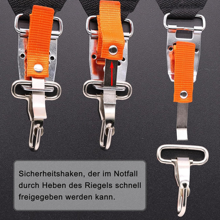 Neegool doppelte Schultergurte, sichere und Bequeme verstellbare professionelle Gurte für Rasenmäher