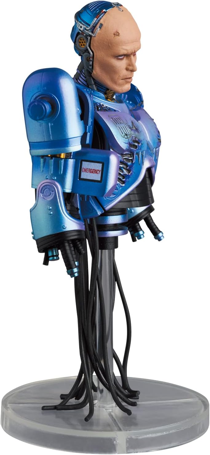 Medicom MAFEX No.196 Robocop 2 Robocop 2 Murphy Head Version, Gesamthöhe ca. 160 mm, Nicht skaliert,