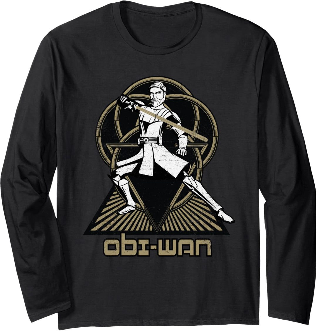 Star Wars The Clone Wars Obi-Wan Jedi Master Langarmshirt