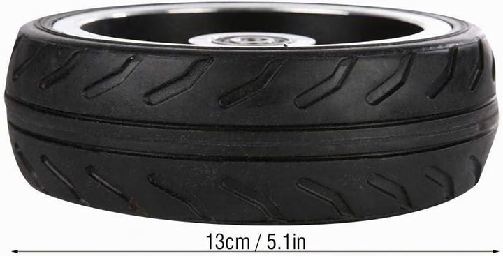 Alomejor 5,5 Zoll Mini Folding Electric Roller Hinterrad Ersatz Durable Solide Rad Reifen für Elektr