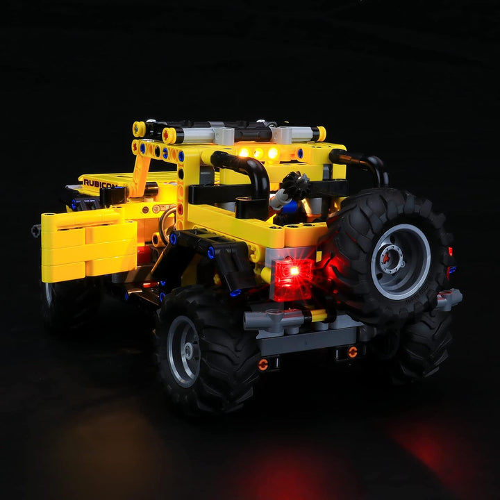 BRIKSMAX Led Beleuchtungsset für Lego Technic Jeep Wrangler - Compatible with Lego 42122 Bausteinen