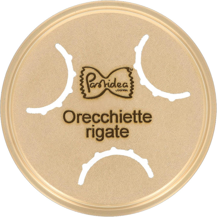 Pastidea - Matrize Bronze - Orecchiette gestreift 15mm - kompatibel mit Kenwood Pasta Fresca oder mi