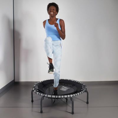 Sofort Versand- JumpSport Fitnesstrampolin Premium Minitrampolin - Indoortrampolin für Gesundheit, F