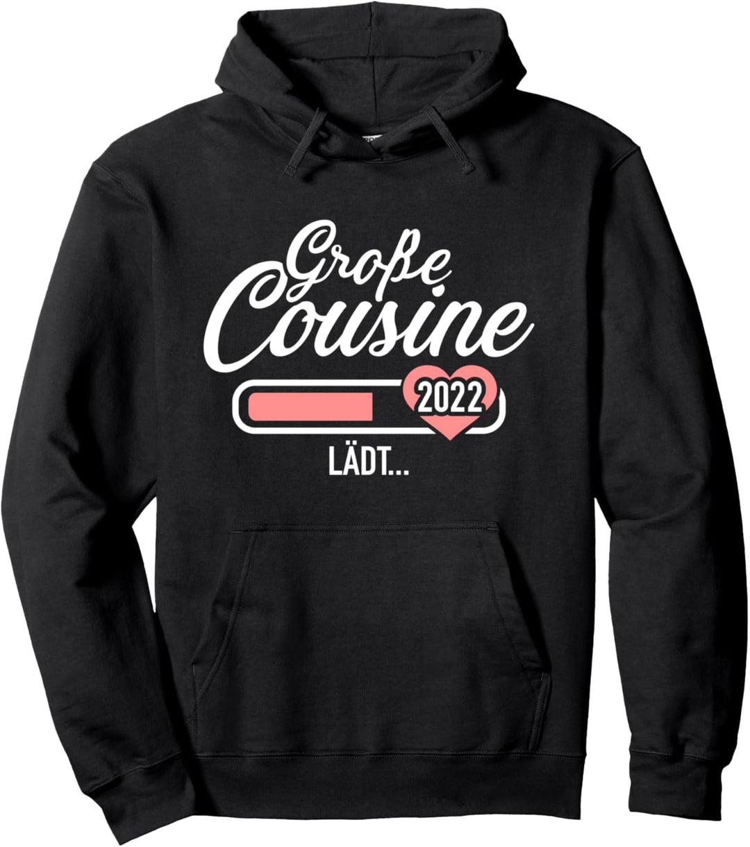 Grosse Cousine lädt 2022 Schwangerschaft verkünden Pullover Hoodie