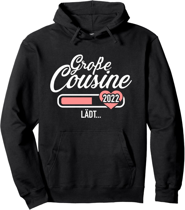 Grosse Cousine lädt 2022 Schwangerschaft verkünden Pullover Hoodie