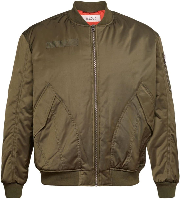 ESPRIT Herren Jacke M 356/Dark Khaki 2, M 356/Dark Khaki 2