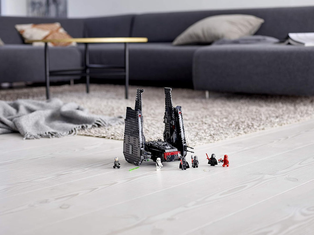 LEGO 75256 Star Wars Kylo Rens Shuttle, Raumschiff-Bauset mit 2 Spring Shootern, Der Aufstieg Skywal