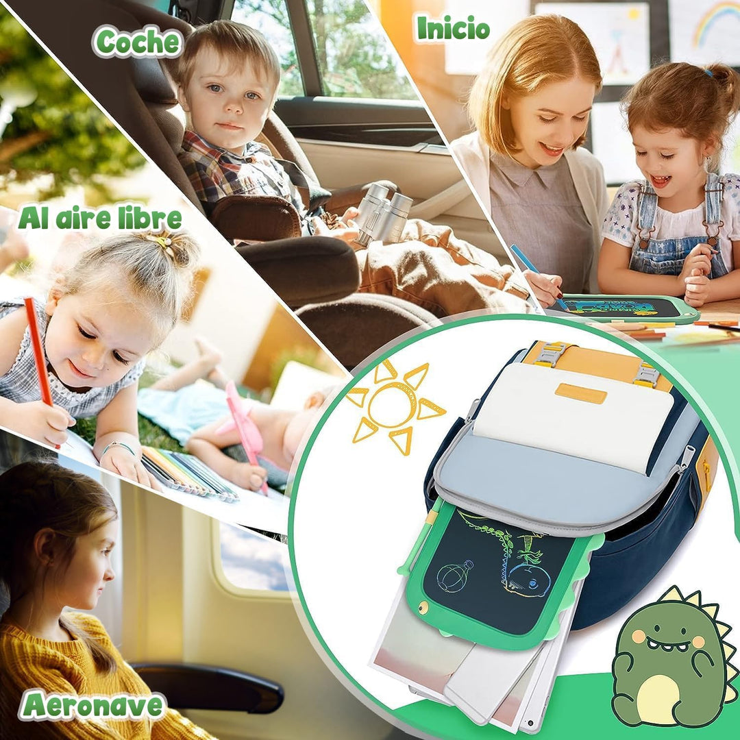 ORSEN LCD Schreibtafel Spielzeug ab 3 4 5 6 7 8 Jahre alt Junge Mädchen, 8,5-Zoll Bildschirm Zeichen
