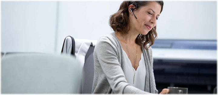 Plantronics – Voyager 5200 Office (Poly) Wireless Bluetooth-Headset, Active Noise-Cancelling, WindSm