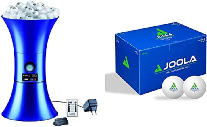 JOOLA Tischtennis-Roboter Buddy Pro V300 & Tischtennis -Ball Fangnetz TT-Buddy für Tischtennis Robot