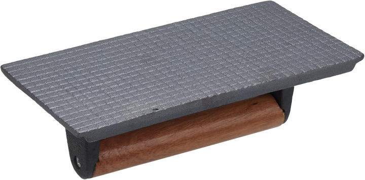 KitchenCraft Gusseisen Burgerpresse, Grill BBQ Bacon Presse, Steak Gewicht, 21 x 11 cm (8,5" x 4,5")