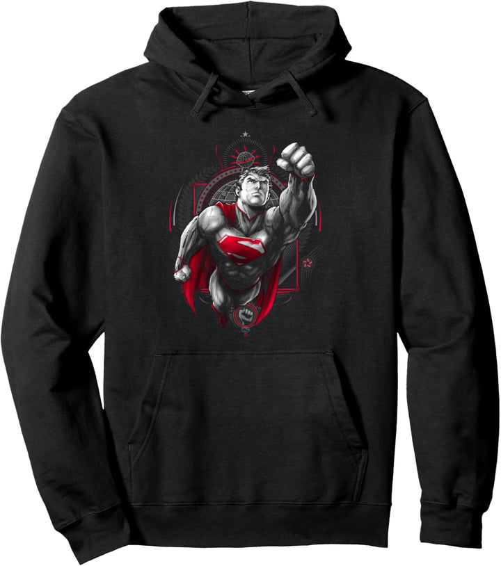 Superman Propaganda Superman Pullover Hoodie
