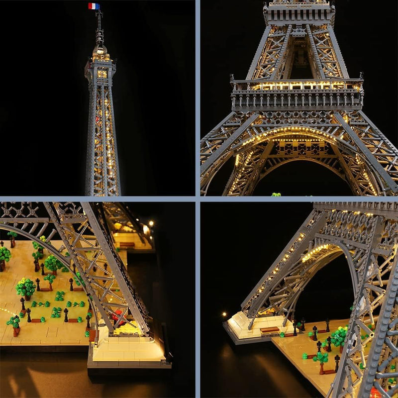 Led Beleuchtungsset für Lego Architecture The Eiffel Tower Skyline,Music Version (Spiel Musik) Dekor