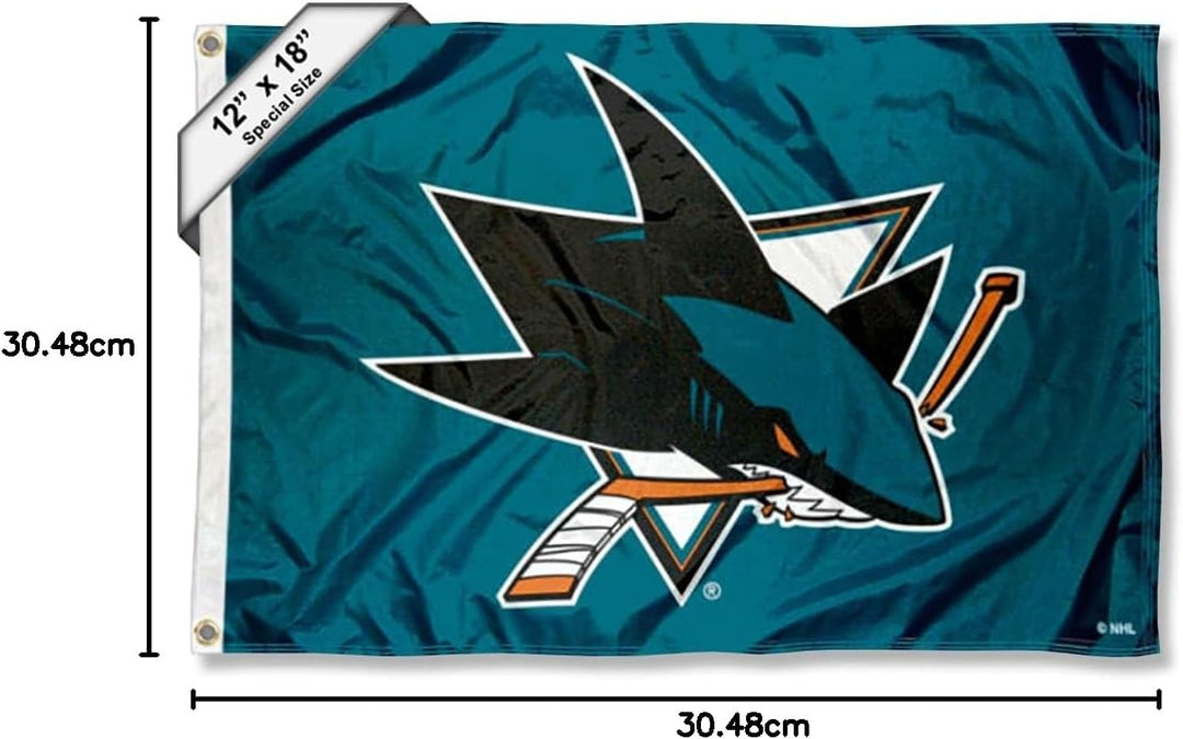 WinCraft San Jose Sharks Boat Marine and Golf Cart Flag