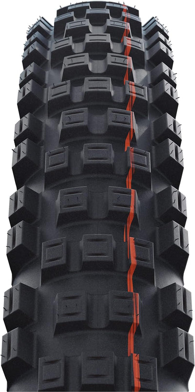 Schwalbe Eddy Current Rear Evo Faltreifen // 65-584 (27,5x2,6') Super Trail Schwarz, Schwarz