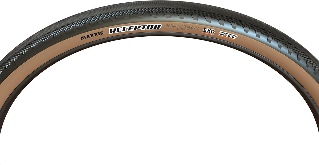 RECEPTOR-Reifen - 700x40c - tr. flexibel - Exo / Tubeless Ready / Tanwall